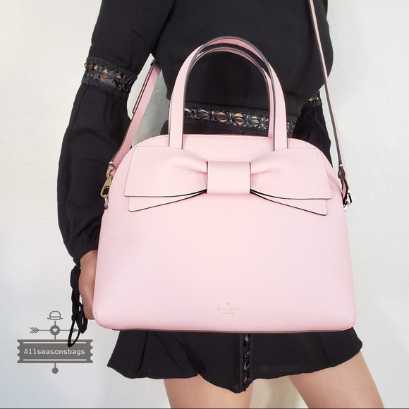 NWT Kate Spade Olive Drive Lottie Satchel pink bag - Picture 6 of 8